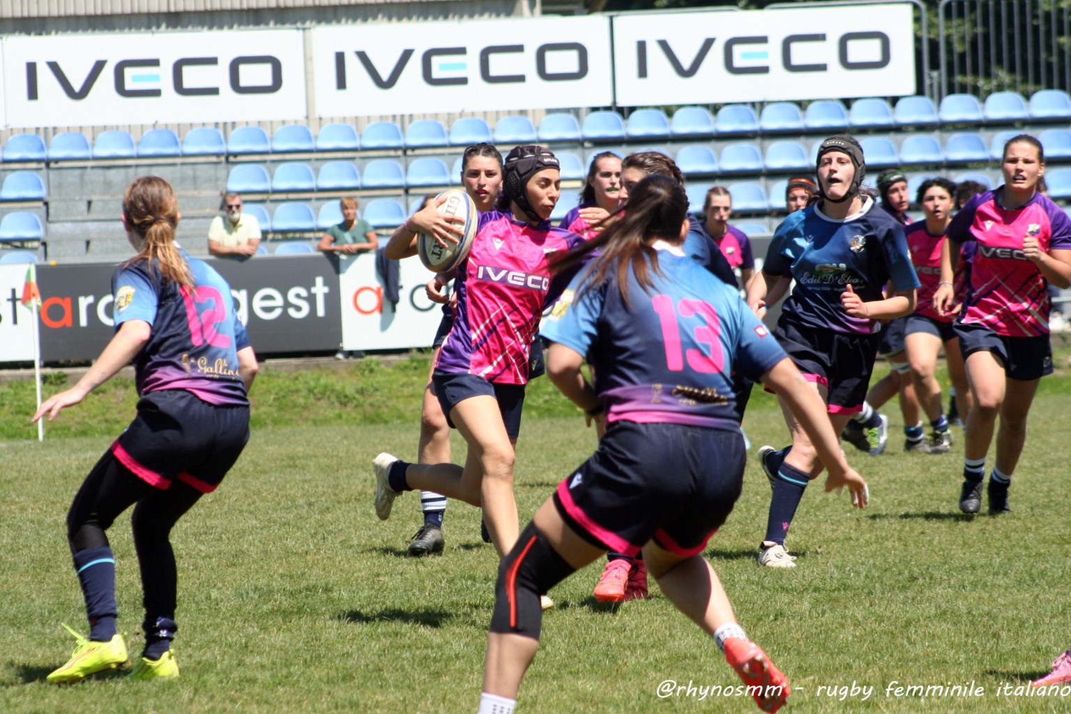Azione con il pallone durante CUS Torino – CUS Piemonte