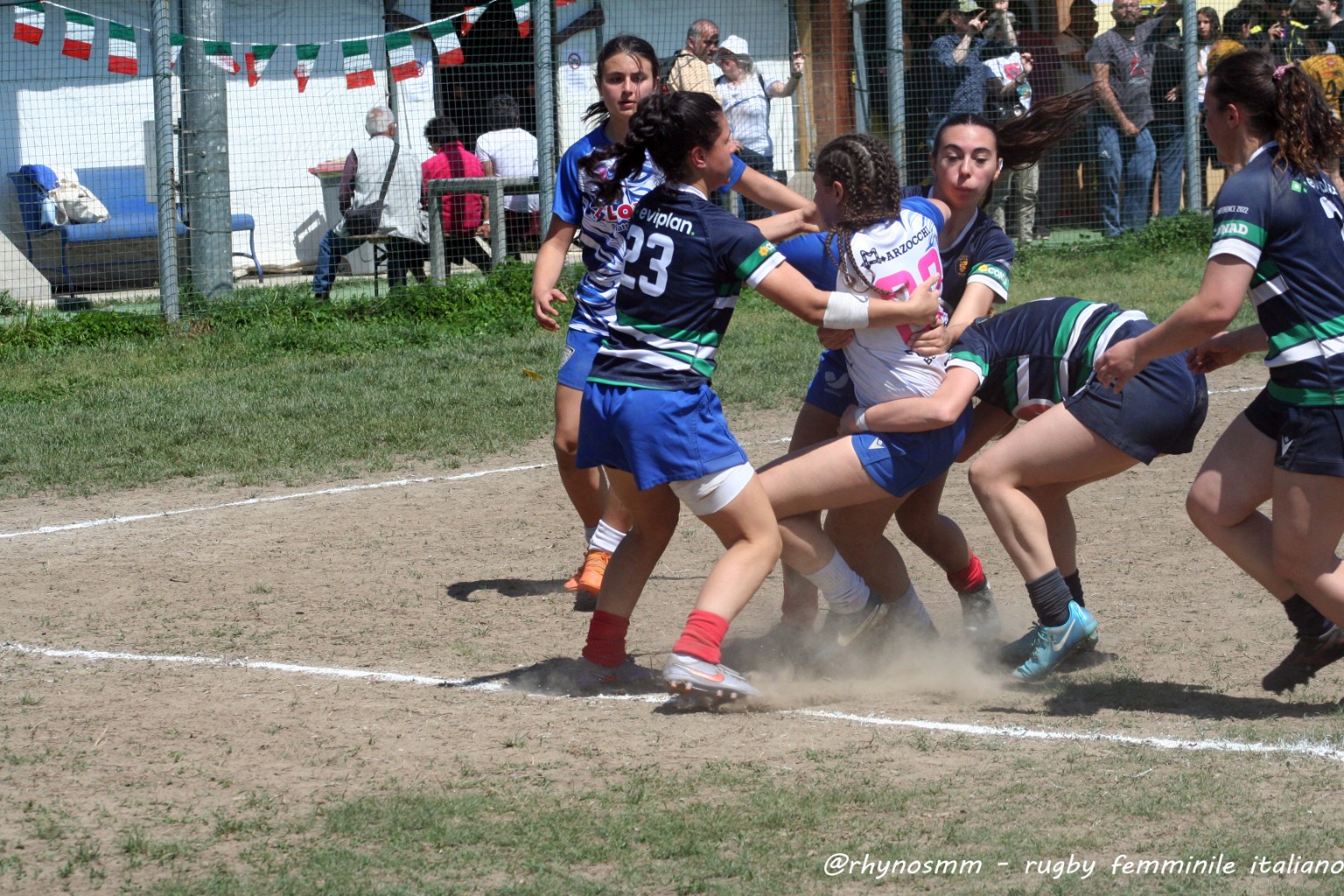 Placcaggio durante il 1° Torneo 25 Aprile a Volvera